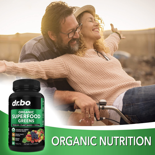 Suplemento Dr. Bo Organic Superfood Greens & Fruit - Imagem 6