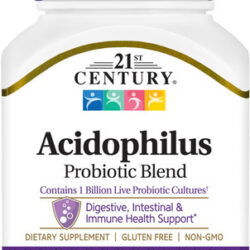 Cápsulas Acidophilus Do Século 21, Contagem De 100