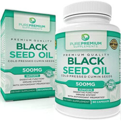 Óleo De Semente Preta Purepremium Não Ogm 500 Mg, Sativa, C