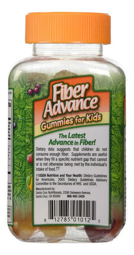 Gummies De Fibra Advance Para Crianças Suplemento Diário De - Imagem 3