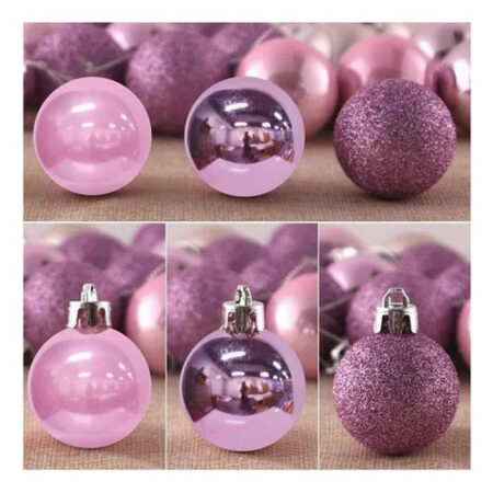 Novo 24 Esferas De Natal, Doces, Árvore De Decoração De - Imagem 5