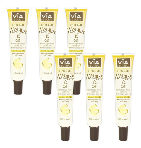 (pacote De 6) Via Natural Ultra Care Oil - Vitamina E (1,5 O - Imagem 2