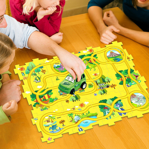 Hhh Ki Puzzle Track Car Play Set, Veículo De Brinquedo - Imagem 4
