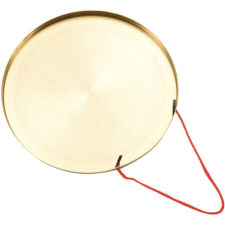 2 Peças, 22 Cm, Gongo De Mão, Latão, Cobre, Capela, Ópera, P - Imagem 2