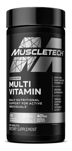 Multivitamínico Para Homens | Multivitamínico Muscletech Pla