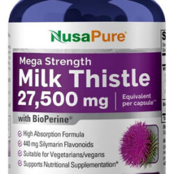 Suplemento De Extrato De Cardo Mariano Nusapure 27.500 Mg 12