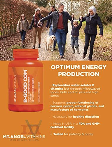 Mt. Angel Vitamins - B-good Com (complexo De Vitamina B), Su - Imagem 4