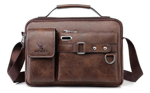 Bolsa Executiva Masculina Em Couro Pu 2023 - Imagem 16
