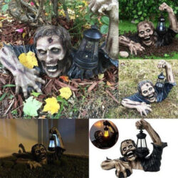 Estátua De Zumbi Realista, Ornamentos Artesanais, Pátio, Jar