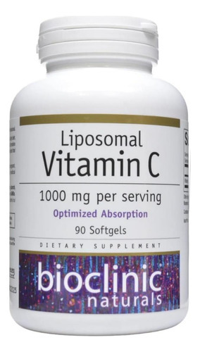 Bioclinic Naturals - Vitamina C Lipossomal 90 Cápsulas Softg
