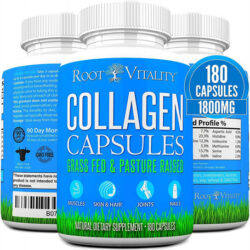 Cápsulas De Colágeno Root Vitality - Pílulas De Colágeno, C