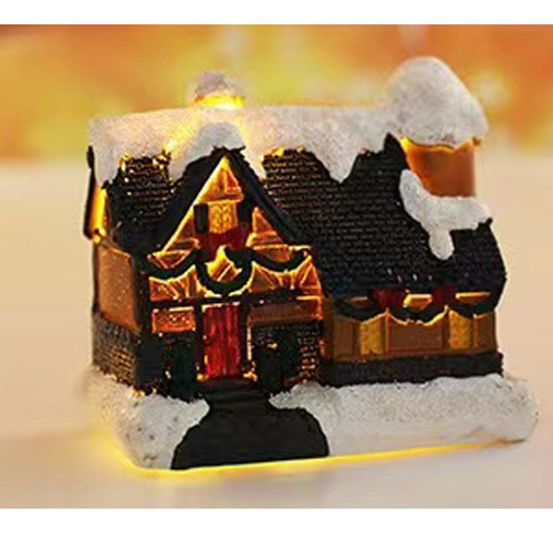 W 6 Decorações De Natal Sala De Neve Da Vila De Natal - Imagem 4