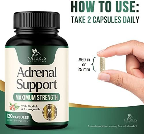 Suplemento De Suporte Adrenal - Suporta Estresse E Energia - Imagem 5