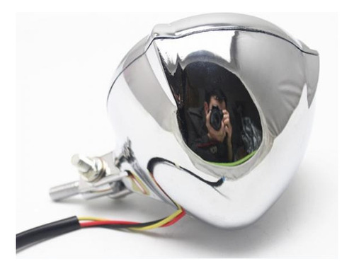 Lâmpada De Luz Âmbar Para Farol De Motocicleta Para Bobber - Imagem 4