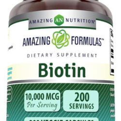 Fórmulas Incríveis Suplemento De Biotina 10.000 Mcg | 200 Cá