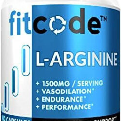 Fitcode Pure Extra Strength L-arginina Hcl 1500mg, Suplement