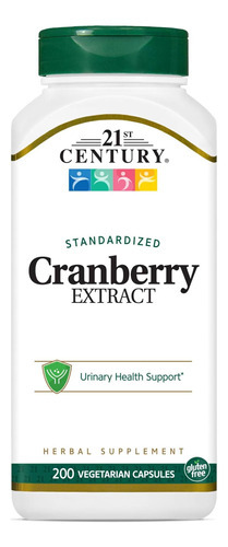 Cápsulas De Extrato De Cranberry Da 21st Century Healthcare,