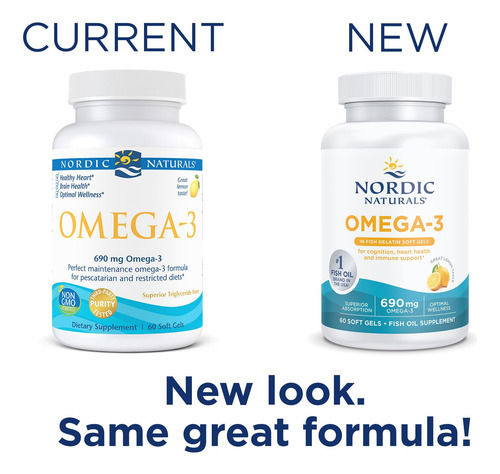 Suplemento Nordic Naturals De Gelatina De Peixe Ômega-3 60 G - Imagem 6