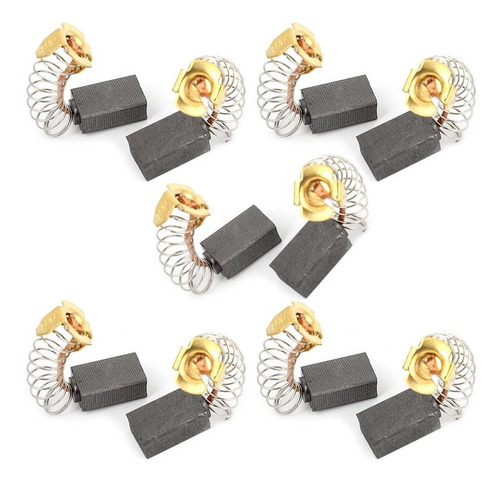 Escovas De Carbono Para Motor Elétrico 15x10x6mm 10 Peças