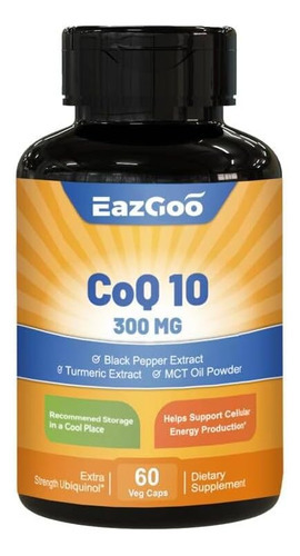Eazgoo Coqmg Capsules, Suplemento Vegano Para Produção De En