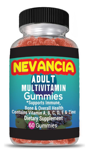 Gomas Multivitamínicas Para Adultos Nevancia Com Nutrientes