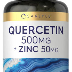 Cápsulas De Carlyle Quercetina 500mg | Com 50mg De Zinco | 1