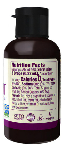 Fruta Dos Monges Adoçante Líquido 59ml Monk Fruit Now Foods - Imagem 2
