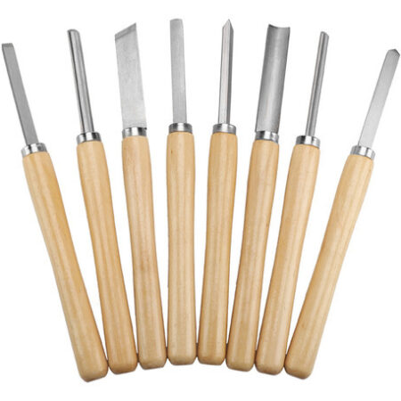 H 8pcs/set Madeira Torno Cinzel Set Ferramentas De - Imagem 10