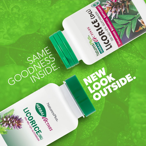 Cápsulas De Alcaçuz (dgl) Herbal Actives Da Natures Plus - 5 - Imagem 2