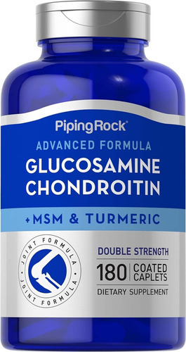 Piping Rock Advanced Dupla Força Glucosamina Condroitina Msm