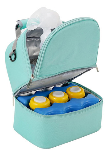Bolsa Térmica De Leite Materno Com 2 Compressas De Gelo - Imagem 9
