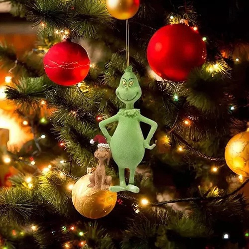 Novas 18 Peças De Figuras Decorativas De Grinch, Decoração - Imagem 4