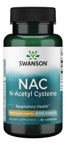 Swanson Nac N -acetil Cisteína - Suporte De Fígado Respirató
