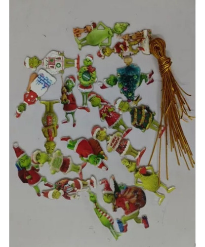 18 Peças De Decoração Suspensa Para Árvore De Natal/grinch - Imagem 4