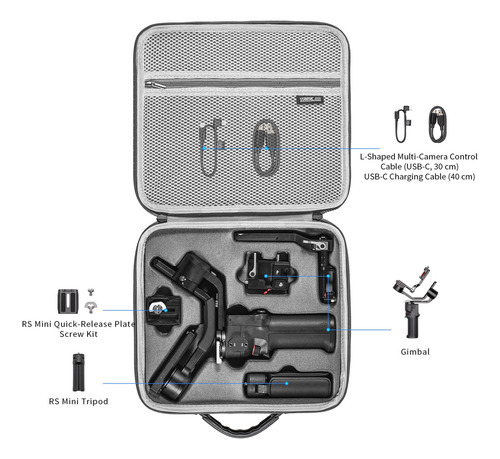 Estojo De Transporte Compatível Com Dji Ronin Rs3 Mini - Imagem 3