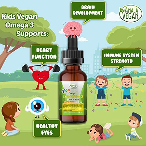 Amala Vegan - Ômega 3 Para Crianças - Limão Orgânico, Vegan - Imagem 3