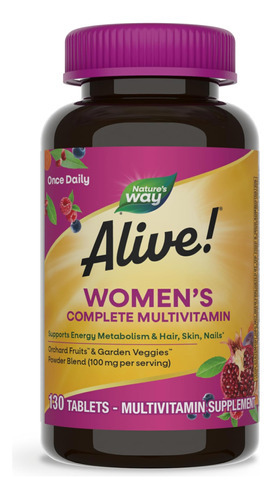Nature's Way Alive! Multivitamínico Energy Para Mulheres, Au