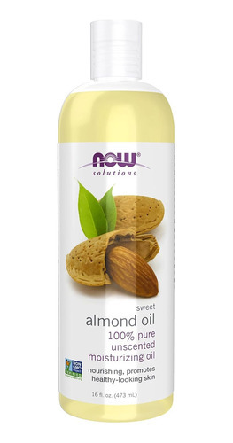 Óleo De Amendoa 473ml Now Foods Almond Oil Puro 2un - Imagem 3