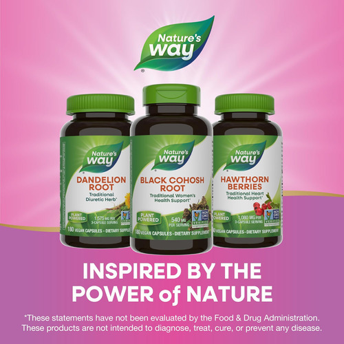 Natures Way Black Cohosh Root, Suporte Tradicional Para A Sa - Imagem 7