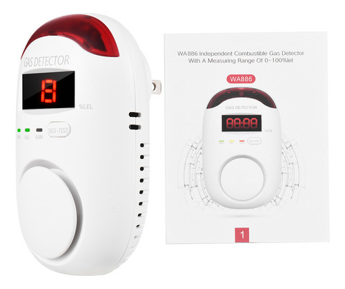 Detector De Vazamento De Alarme De Gás Monitor De Cozinha Le