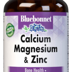 Cápsulas Bluebonnet Cálcio Magnésio Zinco, 90 Contagens