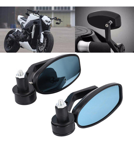 Espelhos Laterais Retrovisores Para Motocicleta De 7/8 Da - Imagem 3