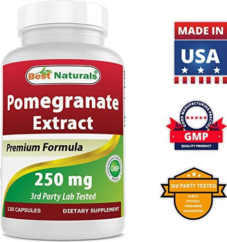 Extrato De Romã Best Naturals 250 Mg 120 Cápsulas - Imagem 5