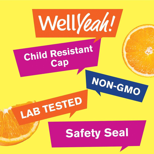 Gomas De Vitamina C Wellyeah 500 Mg | Sabores De Origem Natu - Imagem 4
