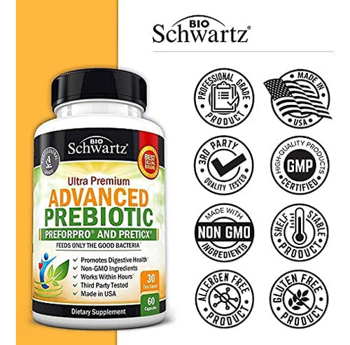 Prebióticos Para Saúde Intestinal Avançada - Suporte Ao Sis - Imagem 5