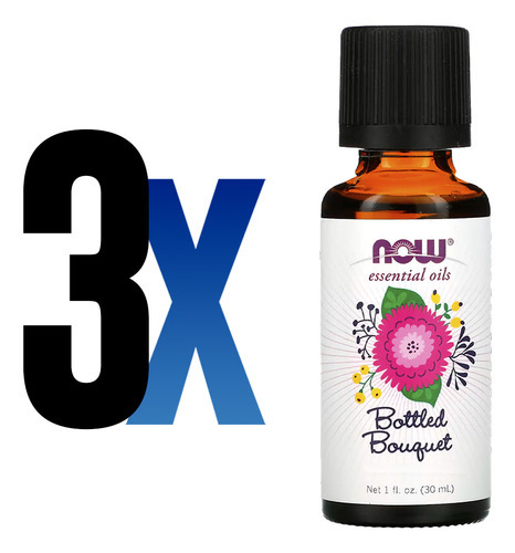 Mistura Óleos Bottled Bouquet Now Foods 30ml Importado 3un - Imagem 2
