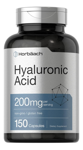 Suplemento De Ácido Hialurônico | 200mg | 150 Cápsulas | Sup