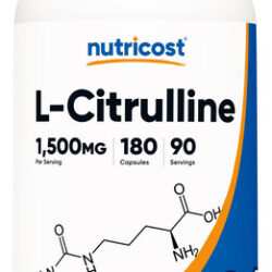 Suplemento Nutricost L-citrulina 750 Mg 180 Cápsulas De Glút
