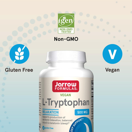 Jarrow Formulas L-triptofano, 500 Mg De Suplemento Dietético - Imagem 5