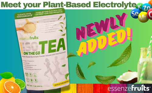 Essenzefruits Isotea Eletrólitos À Base De Plantas Em Pó E H - Imagem 3